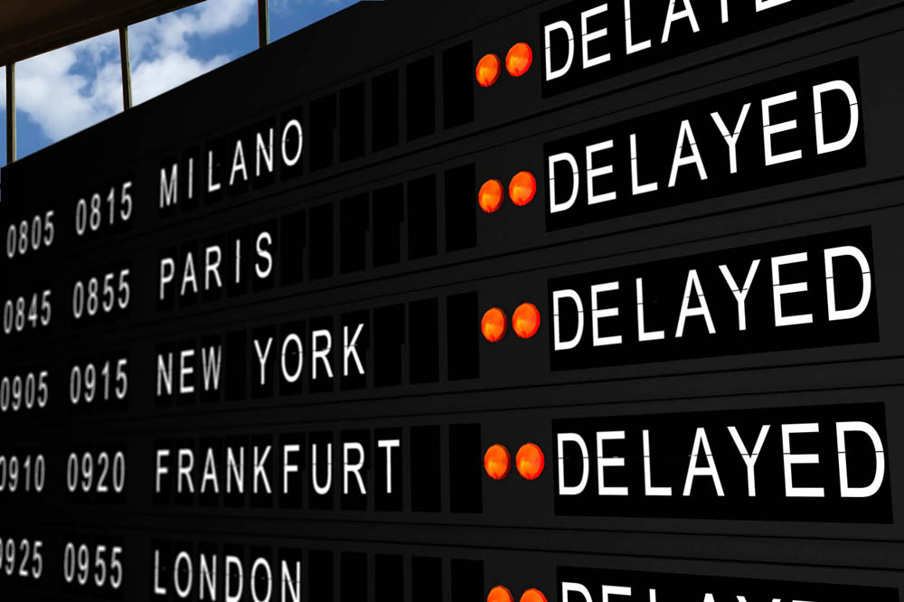 Delayed or cancelled flight compensation